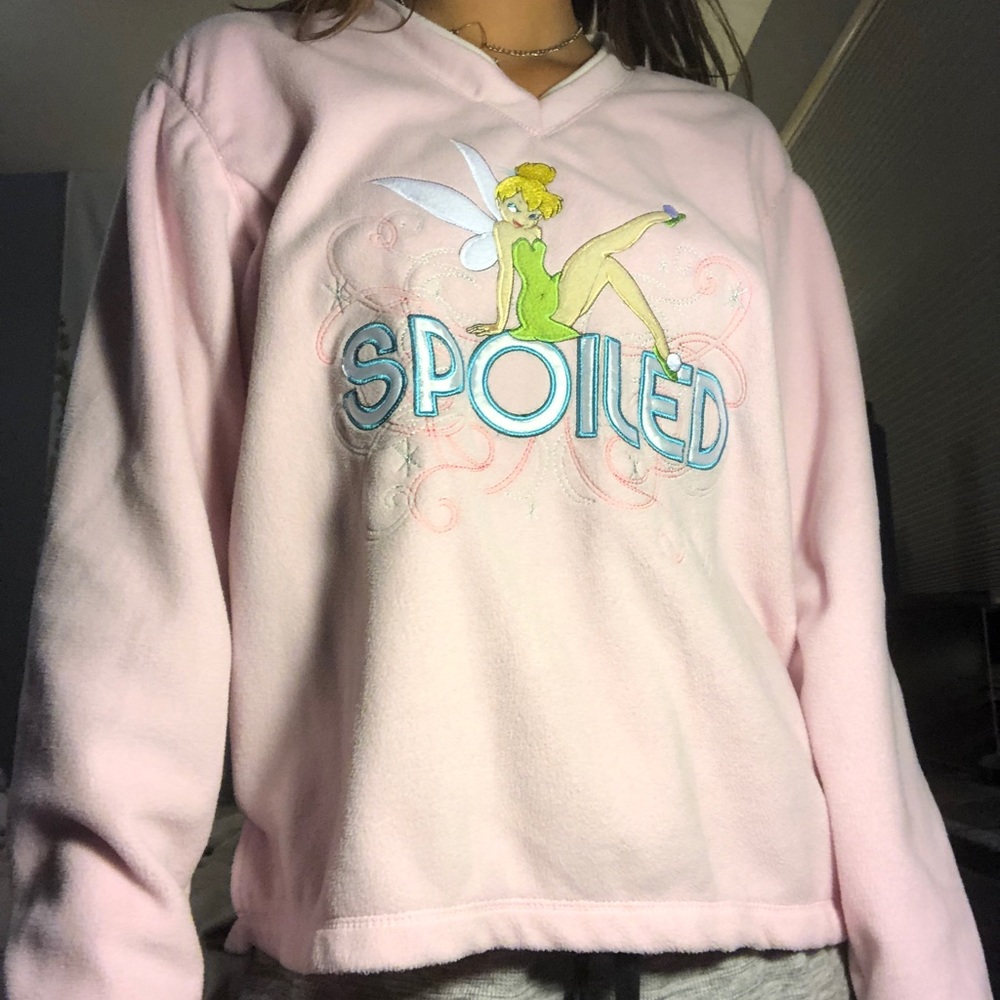 Y2K Tinker Bell Disney sweatshirt